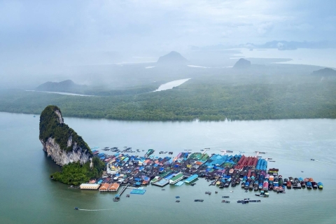 Khao Lak: dagtrip naar James Bond en Khai-eilanden per speedboot