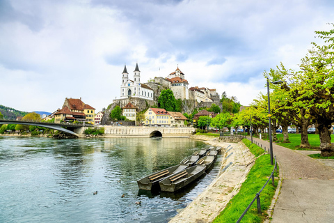 Excursión privada de un día desde Basilea a Lucerna, Aarburg y Castillo