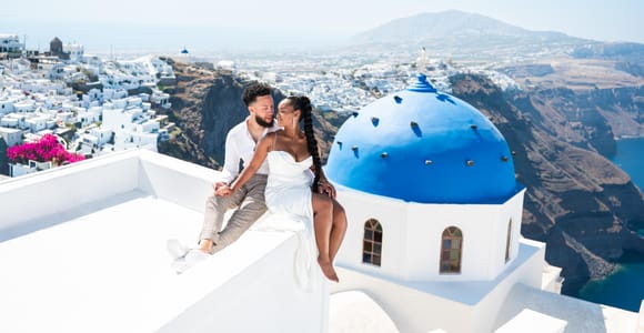 Oia Photoshoot with Access to Restricted Areas