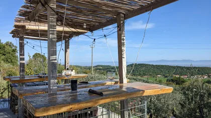 Montepulciano: Handwerklich-heroische Weinverkostung auf der Terrasse