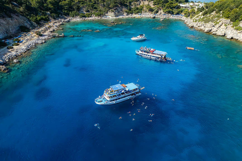 Rhodes: Swimming Cruise with Greek Buffet Lunch