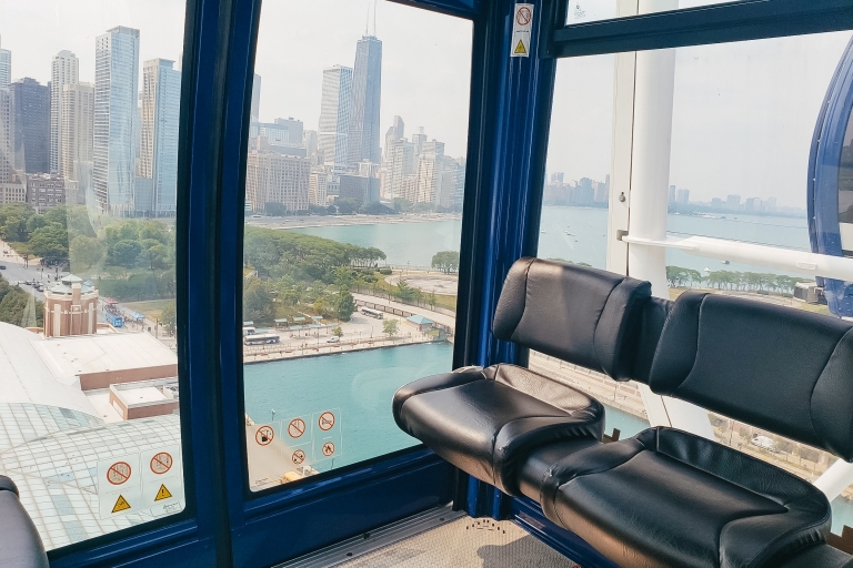 Chicago: Bilet normalny i ekspresowy na Centennial Wheel Navy PierZwykły bilet z kodem kreskowym