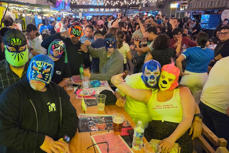 Mexico City: Lucha Libre Night with Hotel Pickup & Mask.