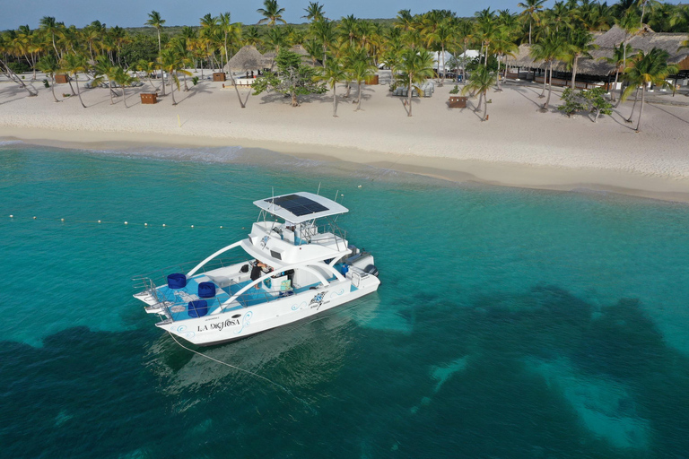 Vanuit Punta Cana: Hele dag privé catamaran op Catalina-eilandVanuit Punta Cana: Dagtrip privé duiken op Catalina eiland