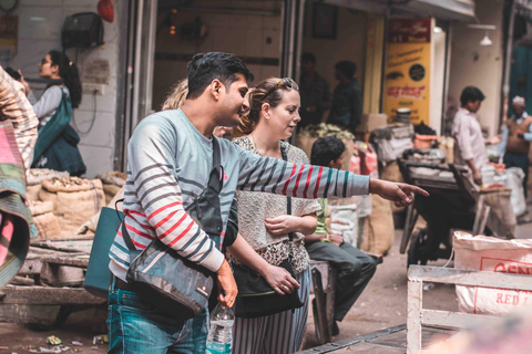 4-stündiger Rundgang durch die Altstadt von Delhi mit Rikscha-FahrtVom Treffpunkt