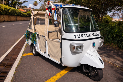 Madeira: Volcanic Cave & Coastal Escape – a Tuk Tuk Tour Cave + Tasting + Viewpoints+ City 2-hr