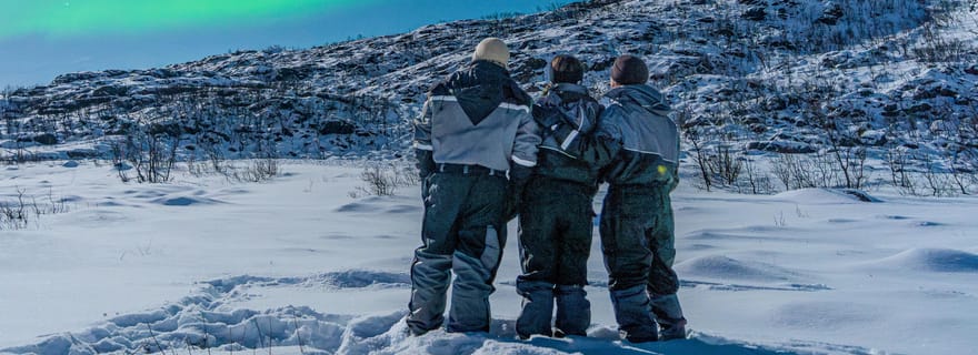 Depuis Tromsø : chasse aux aurores boréales avec un guide parlant chinois