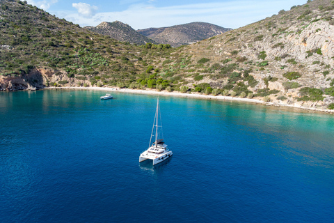 Nafplio Lounge Catamaran Cruise, Swimming & Sunset Option