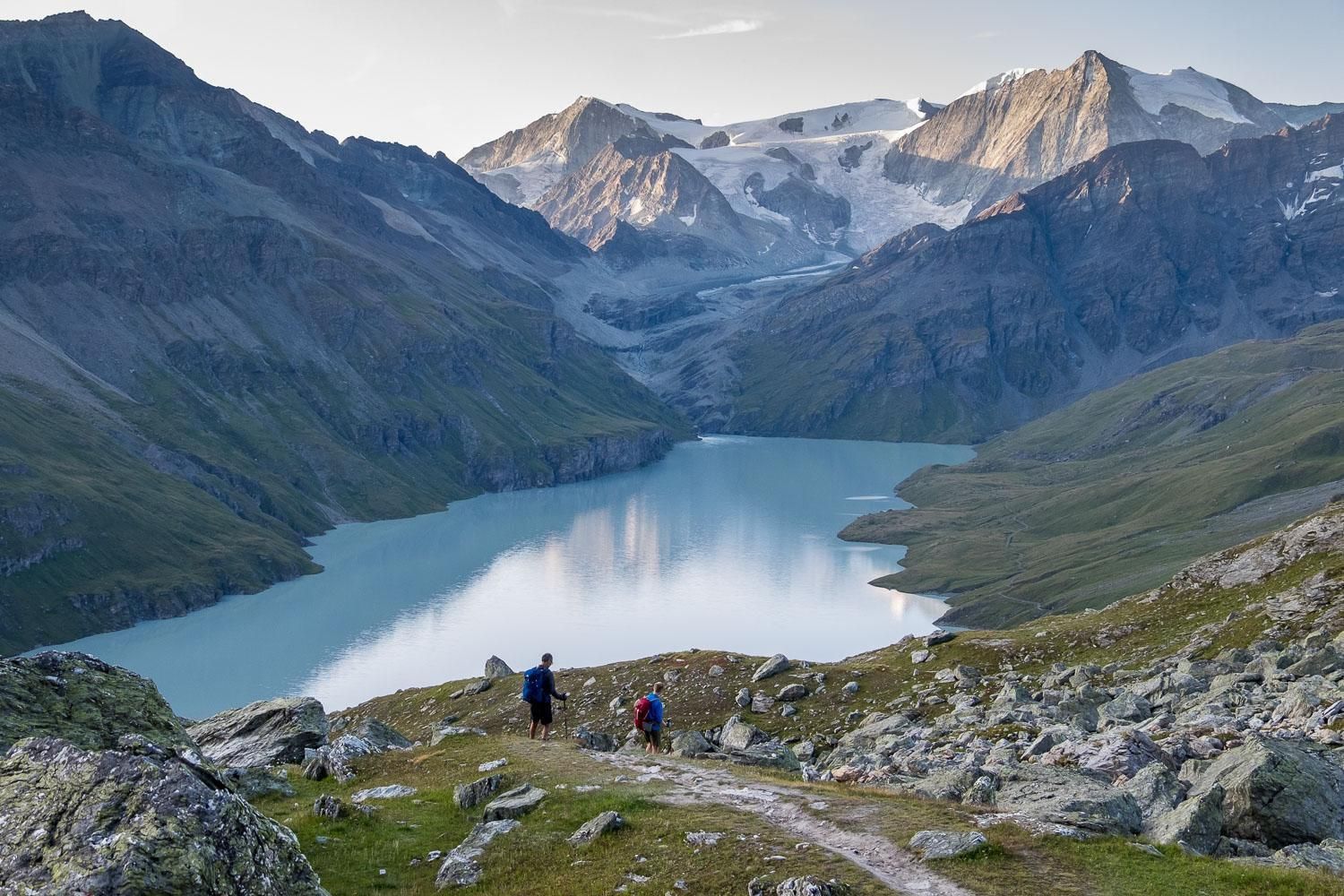 Schweizer Alpen: 4-Tages-Wanderung auf der Haute Route mit Guide
