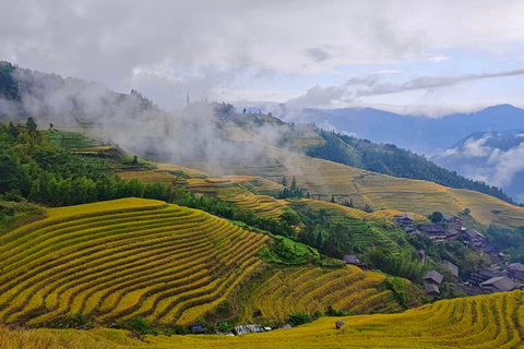 Longji Rice Terraces Easy Exploration Tour by Golf Cart