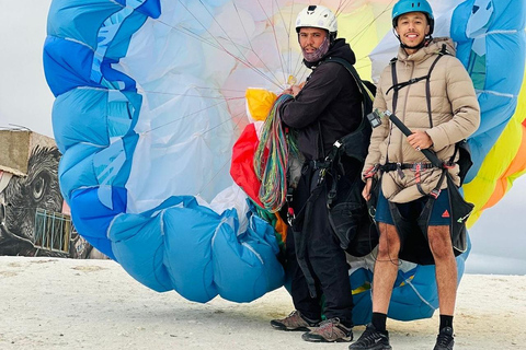 Marrakech: Paragliden boven de Agafay-woestijn &amp; uitzicht op de Atlasmnt