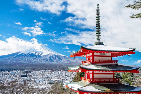 Mt.Fuji, Arakura Sengen Park, Oishino hakkai, Kawaguchico TripOdbiór z dworca w Tokio o 8:00 rano