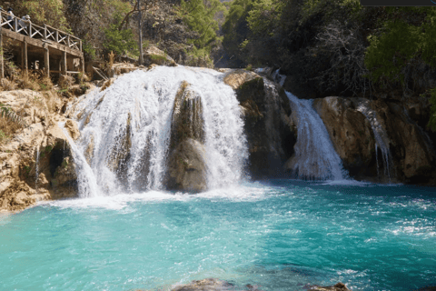 Chiapas: Vattenfallen Lagos de Montebello och Chiflón