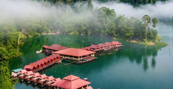 Khao Sok: Overnight Raft House Cheow Lan Lake & Coral Cave