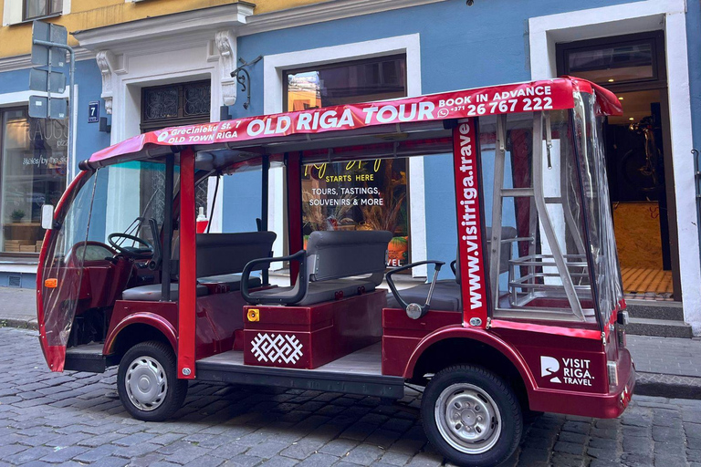 Riga: Private Old Town Heated E-Bus Tour with Audio Guide Private Tour