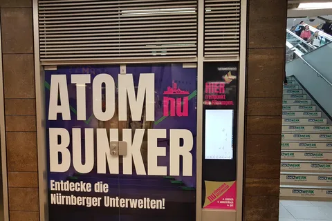 Bunker nuclear na estação ferroviária principal