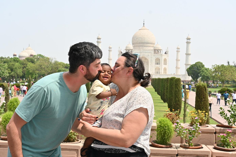 Taj Mahal Day Trip from Delhi by Gatimaan Express Train Option 2: Agra Local Tour - Car, Driver & Guide