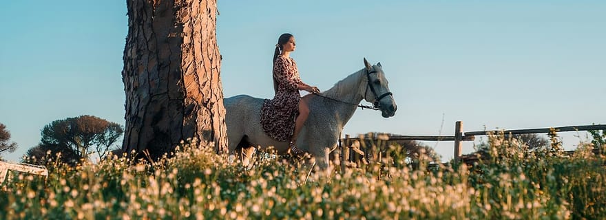 Rome : expérience d'équitation à Castel Fusano