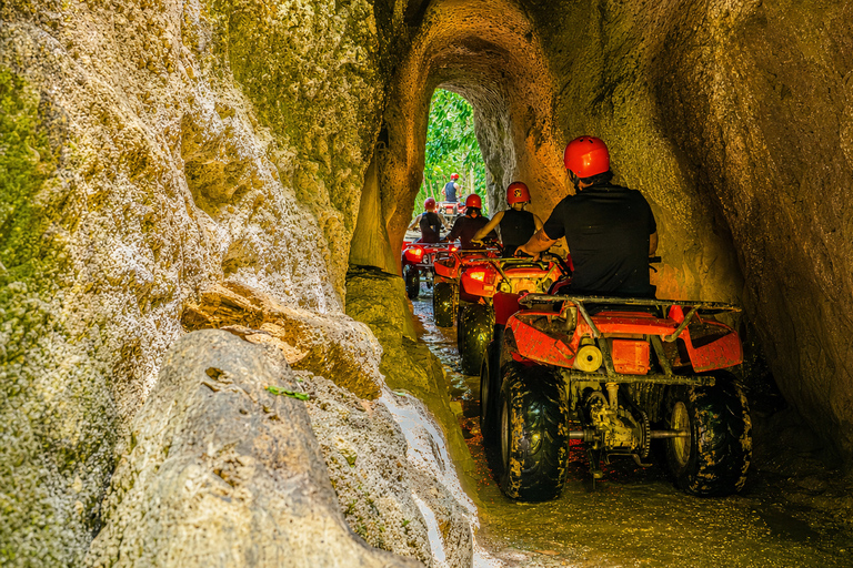 Ubud: Ayung River Rafting & Kuber Quad with Cave & Waterfall Single/Tandem ATV Quad & River Rafting | Transfer Gianyar