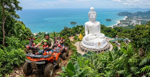 Big Buddha ATV Off-Road Experience: Muddy Trails & Jungle