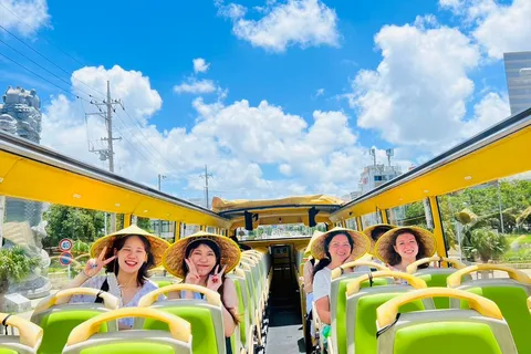 Okinawa: Excursão de ônibus de dois andares com 3 opções de viagem