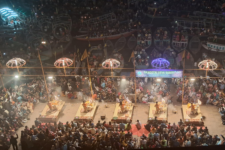 Manikarnika Ghat och Ganga Arti-tur