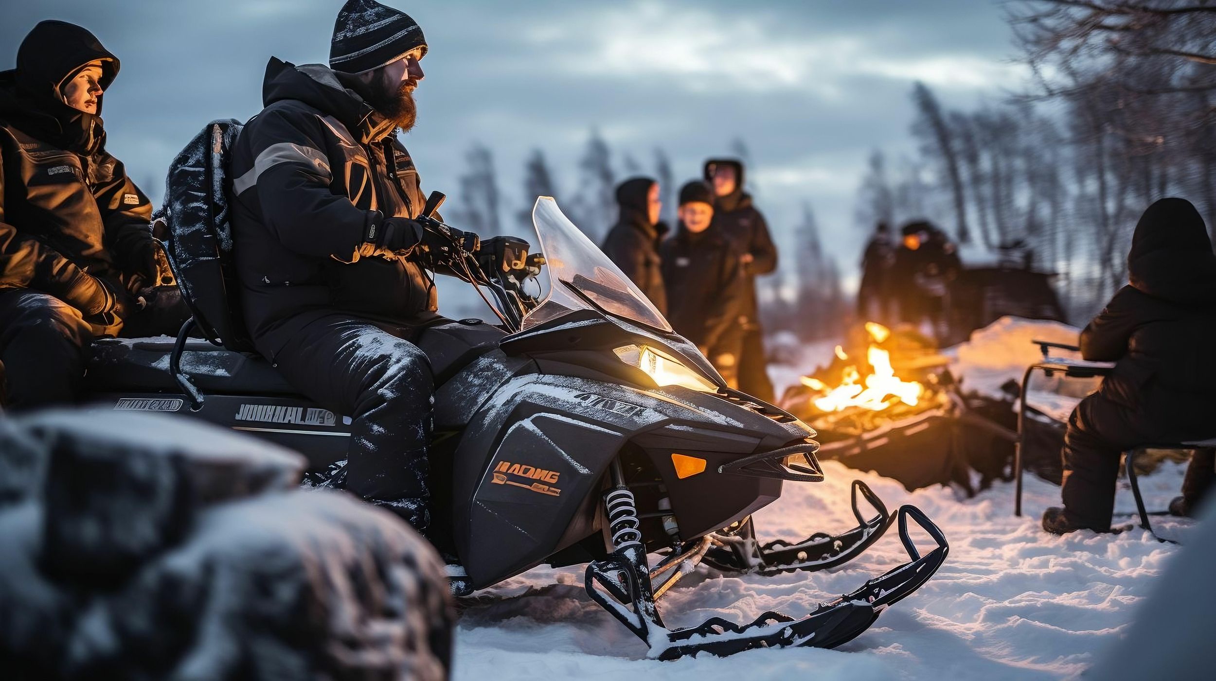 Zakopane: Extreme Schneemobilfahrt mit Lagerfeuer und Transfers