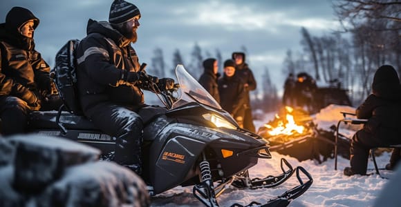 Zakopane: Extreme Snowmobile Ride with Bonfire and Transfers