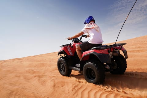 Dubai: Red Dunes Tour on Quad or Side by Side ATV Ride