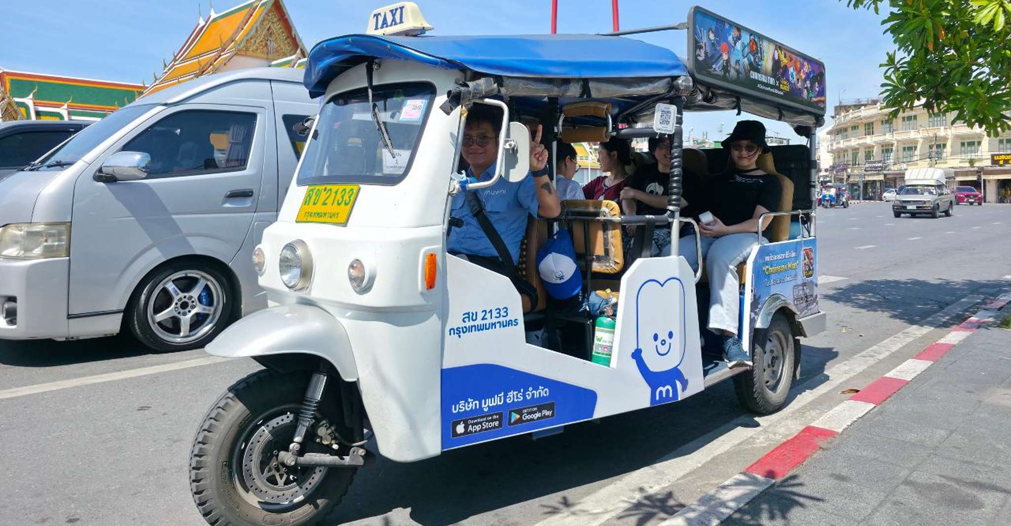 Bangkok: Old City Electric Tuk-Tuk Tour with Guide