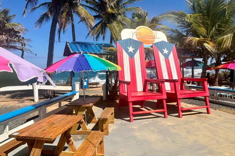 Au départ de San Juan : visite culinaire de la plage de Pinones et des barsAu départ de San Juan : excursion à la plage et aux bars de Pinones