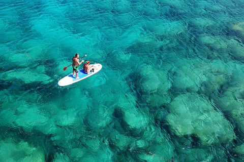 Cruising on a sailing maxi-catamaran