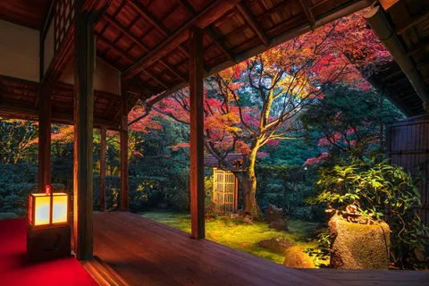 Kyoto - en upplevelse Zen-meditation nattetid och Matcha Tea Experience