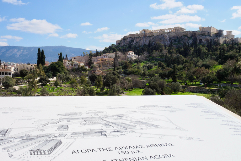 Acropolis, Plaka & Ancient Agora Guided Tour Guided Tour WITHOUT Entry Tickets