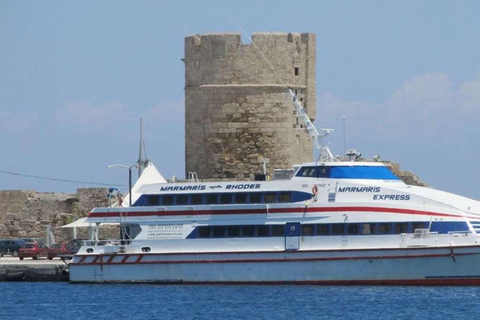 Marmaris: Rhodes Round Ferry Ticket and Hotel Transfer Rhodes Ferry Ticket – No Hotel Transfer