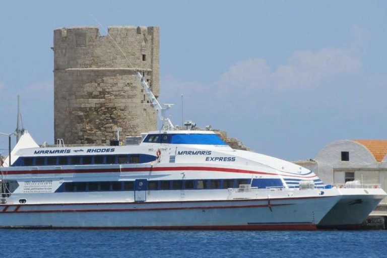 Marmaris: Rhodes Round Ferry Ticket and Hotel Transfer Rhodes Ferry Ticket – No Hotel Transfer