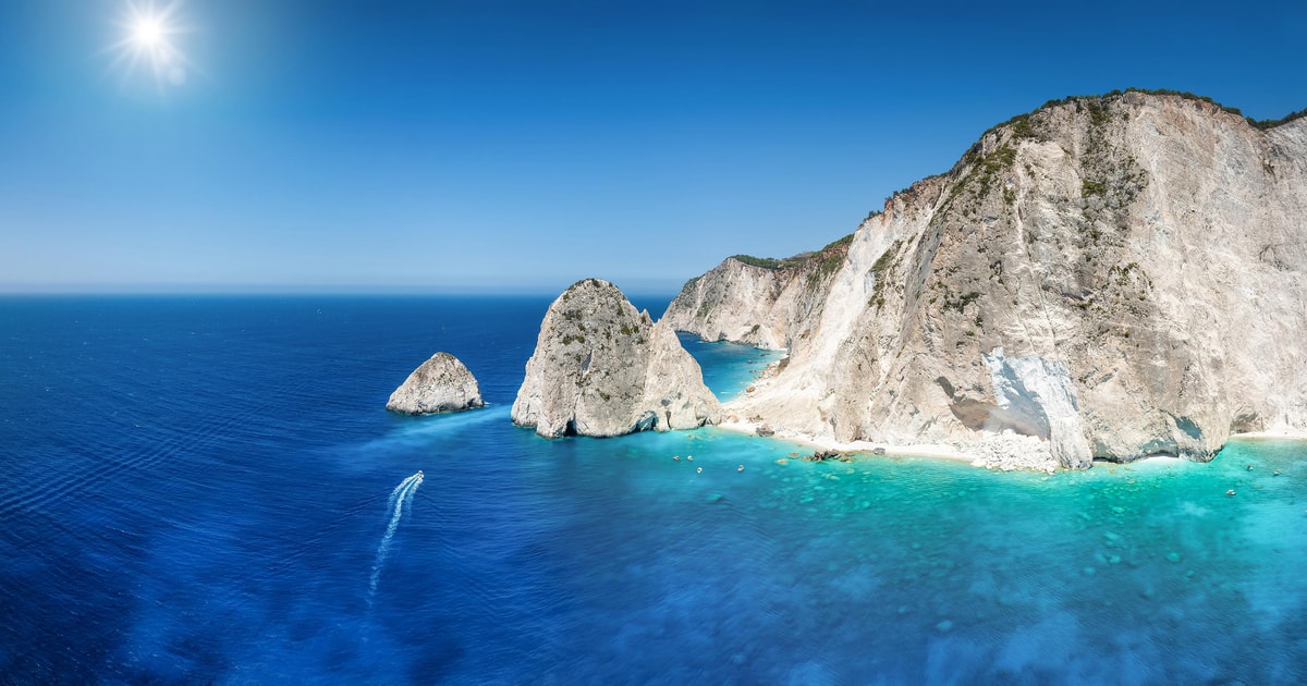Zakynthos: Boat tour to Mizithres, Caves and Hidden Gems | GetYourGuide