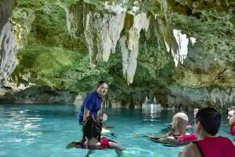 Yucatán : Plongée avec masque et tuba avec les tortues à Akumal+Tour au Cenote