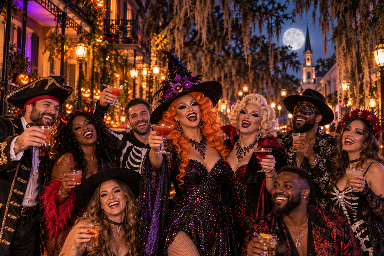 Savannah: Halloween Drag Queen Bar Crawl & Ghost Tour
