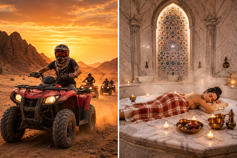 Sharm El Sheikh: Quad Bike Desert Safari & Turkish Hammam