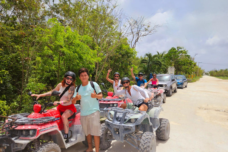 cozumel: ATV adventure with caverns, ruins with transfer