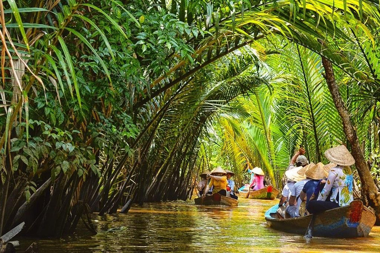 Mekong Delta with Boat and Coconut Workshop