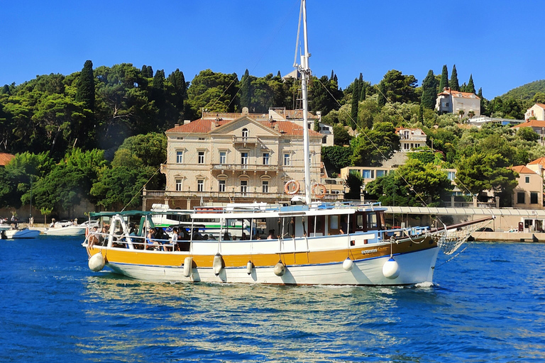 دوبروفنيك: جولة بالقارب ليوم كامل في الكهف الأزرق وجزر إلافيتي