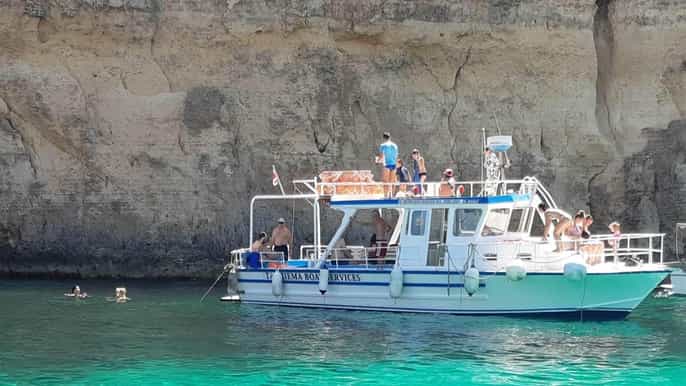 Comino: Private Boat Trips, Swimming stops and Cave Tours
