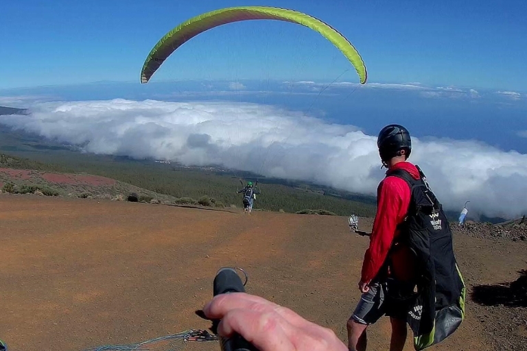 Parapente à Puerto de la Cruz : départ à 2200 m d'altitude