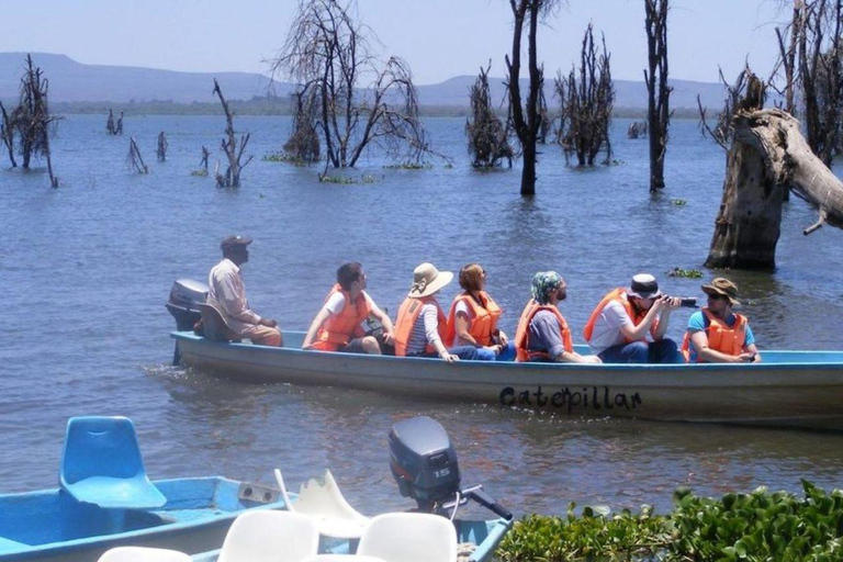Excursion d'une journée au lac Nakuru et tour en bateau à Naivasha
