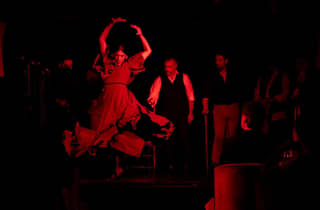 Madrid: Musical Flamenco Goya Live Art mit Option für ein Degustationsmenü