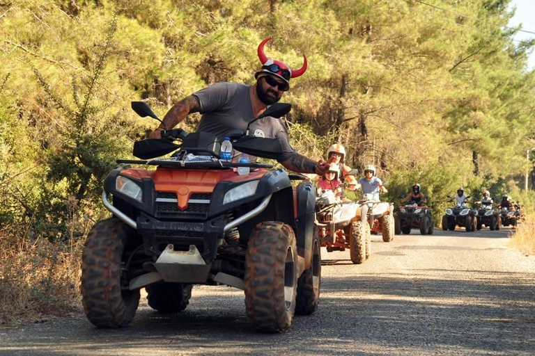 From Alanya/Side: Taurus Mountains Quad Safari with Transfer Double Quad