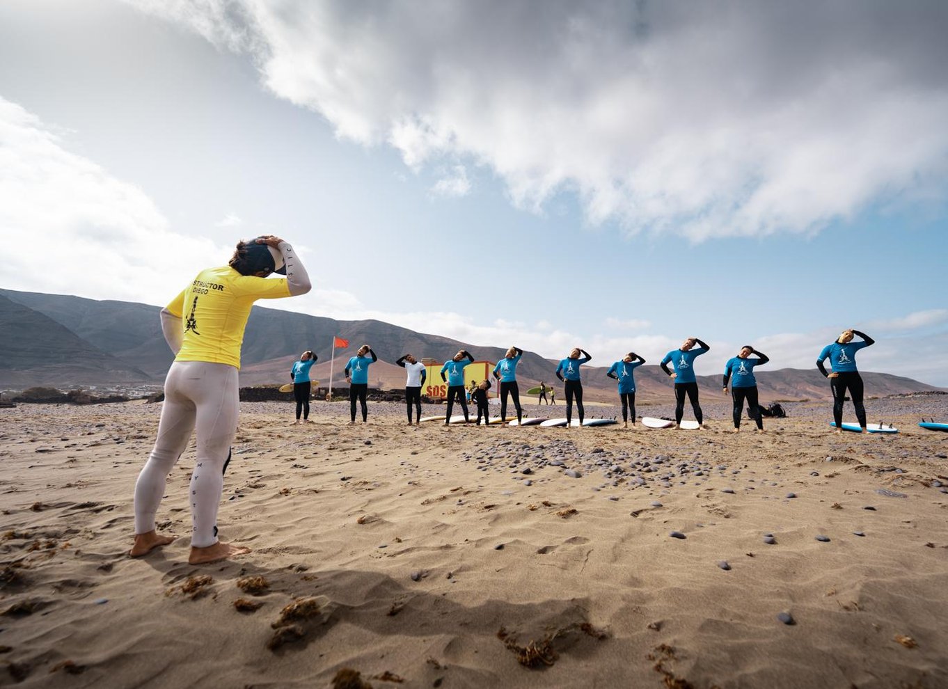 Famara : Surfinglektioner