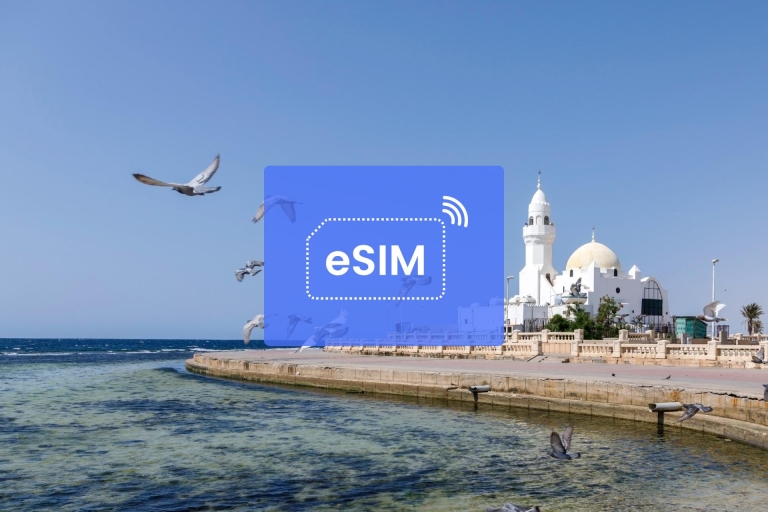 Jeddah: Saudi Arabia & Asia eSIM Roaming Mobile Data Plan 5 GB/ 30 Days